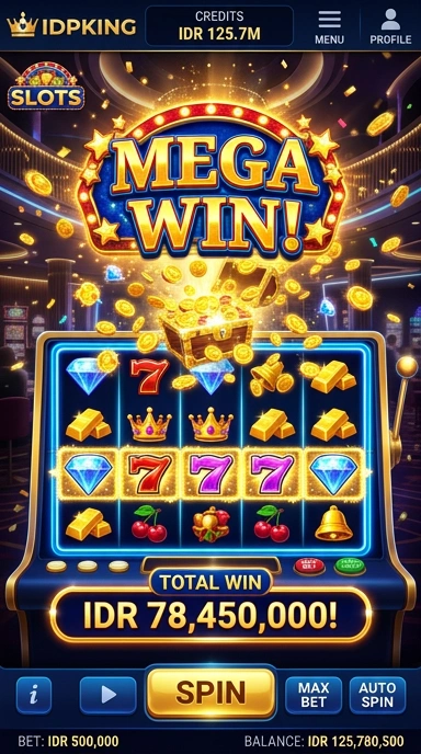 Tampilan ikon aplikasi dari idpking yang menarik dan informatif.